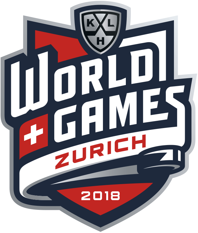 KHL World Games 2018 Primary Logo iron on transfers for T-shirts